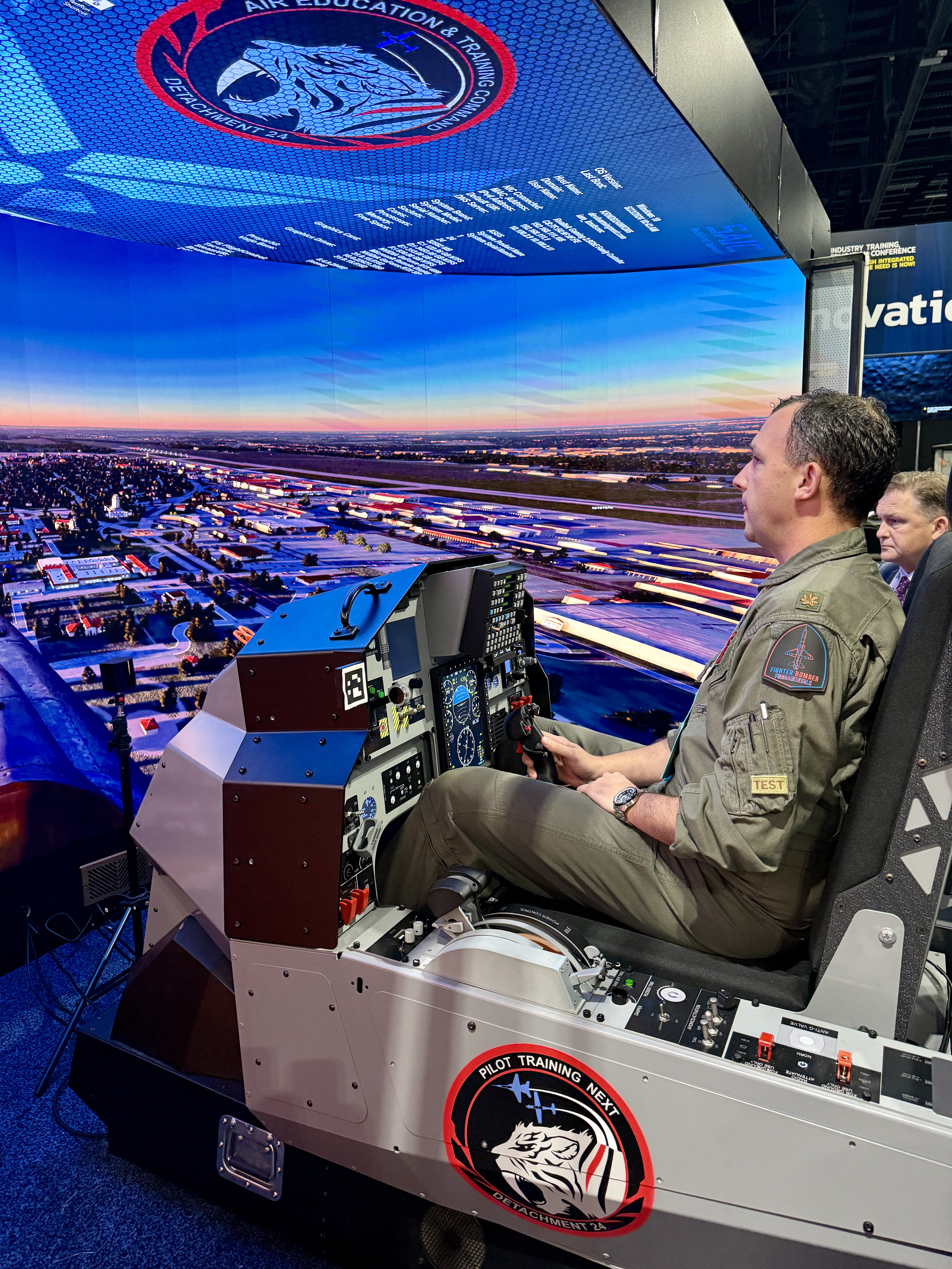 Virtual XR Air Force pilot training image 1