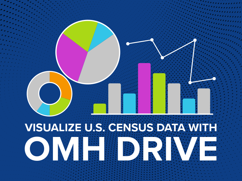 Visualize U.S. census data with OMH DRIVE.
