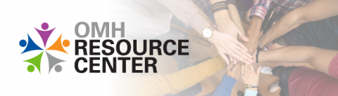 OMH Resource Center, Group of hands together.